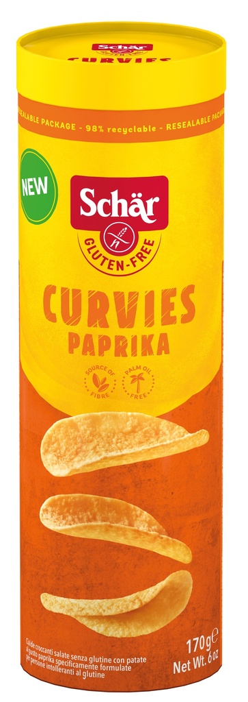 Curvies paprika 170g