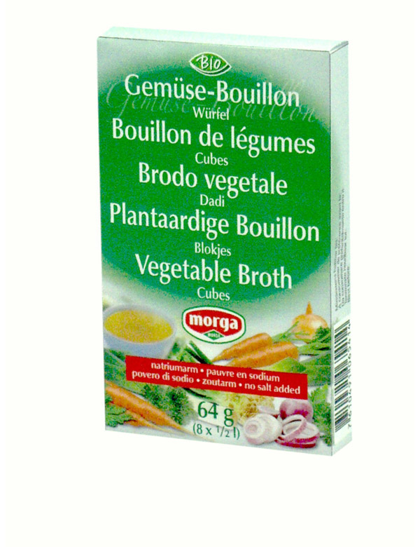 Cubes de bouillon 8g x 8 sans sel