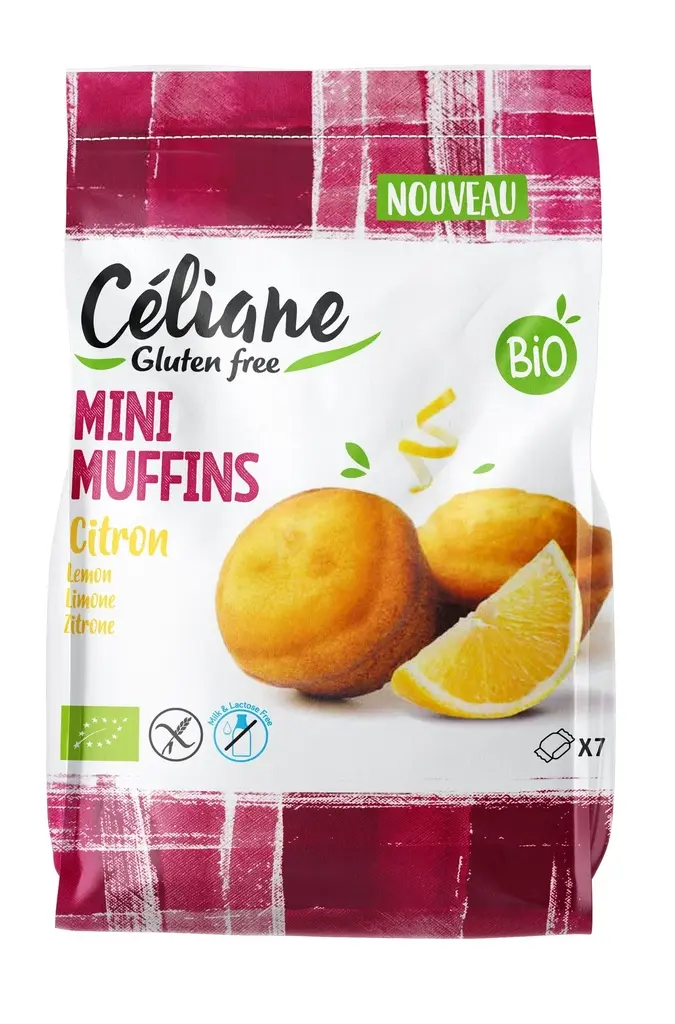 Céliane mini biologische citroenmuffin 200g