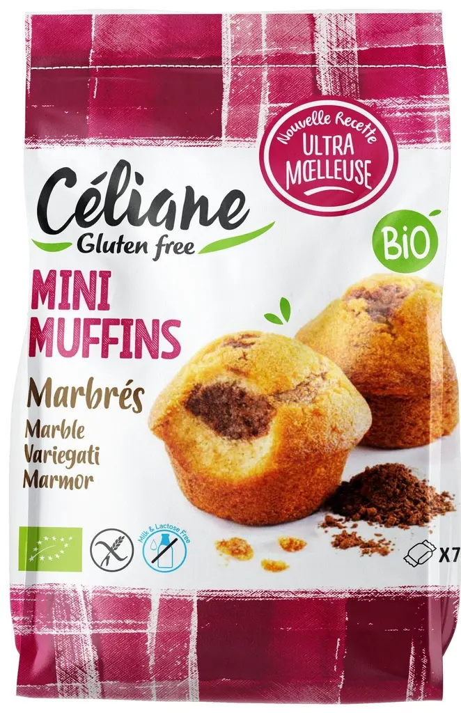 Céliane Bio-Mini-Marmormuffins, 8 Stück, 200 g