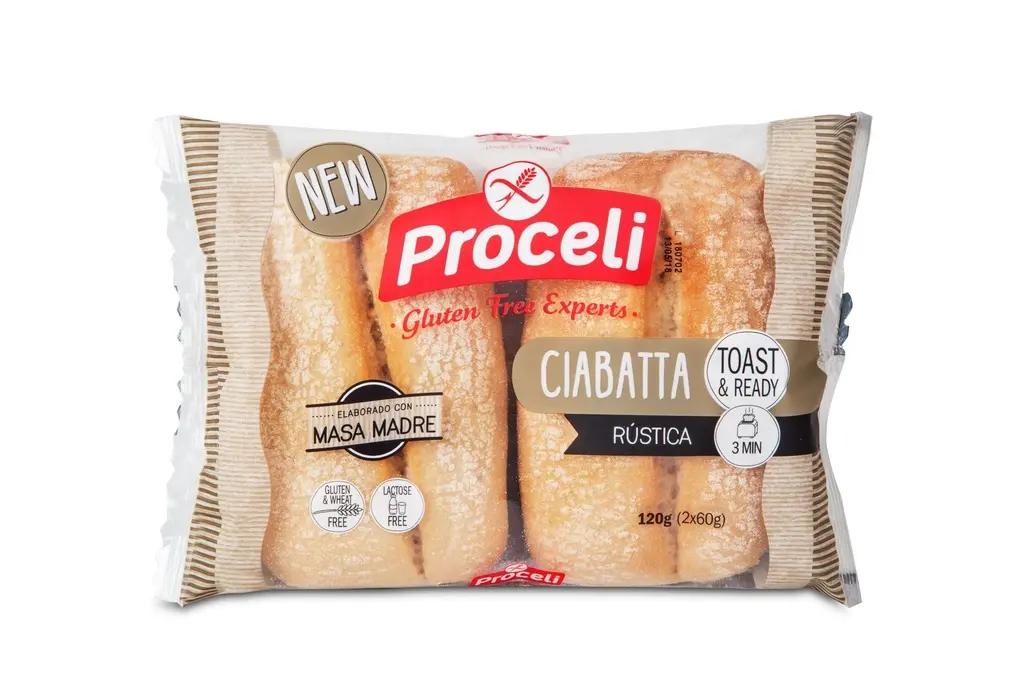 Proceli ciabatta Rustica (2 stuks) 120g