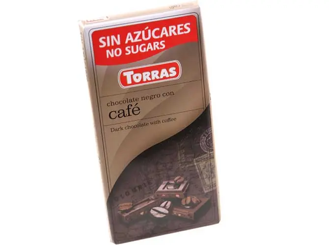 Koffie van donkere chocolade