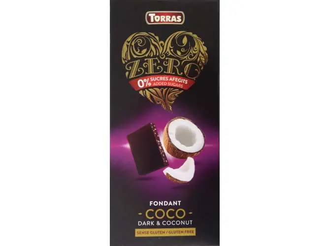 Chocolat noir à la noix de coco