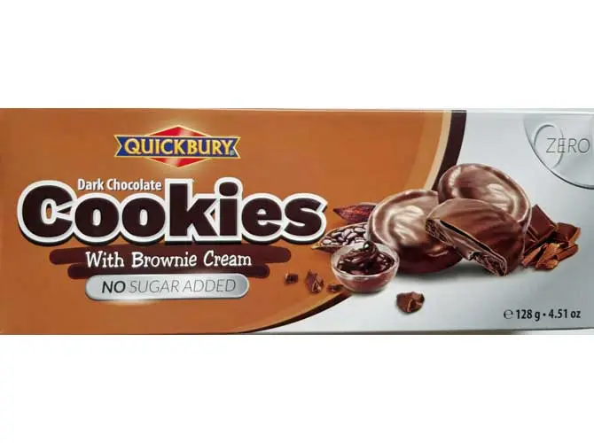 Kakaokekse mit Brownie-Creme (enthält Gluten)