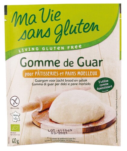 Gomme de guar épaississant pour recettes bio 60 g