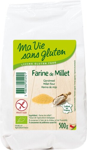 Farine de millet bio 500 g