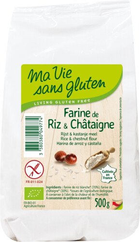 Farine de riz & châtaigne bio 500 g