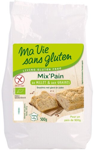 Mix' pain au millet & graines bio 500 g