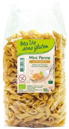 Mini penne au riz complet bio 500 g