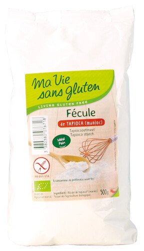 Fécule de tapioca (manioc) bio 500 g