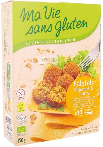 Falafels légumes & curry bio 150 g