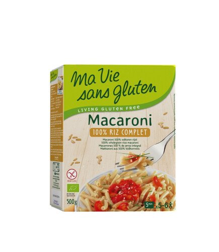 Macaroni 100% riz complet bio 500 g