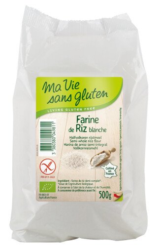 Farine de riz blanc bio 500 g