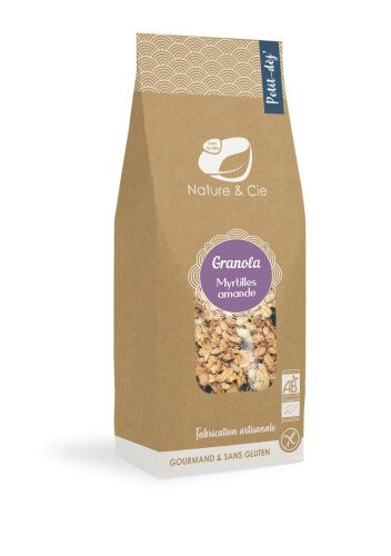 Granola myrtilles et amandes bio 300 g